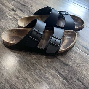 Birkenstock Arizona Black Unisex 41 EU Men 8 Women 10 Sandals